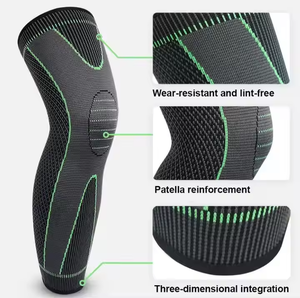 Fitness <span class=keywords><strong>Compression</strong></span> tricot genou cuisse protège-tibia basket-ball course <span class=keywords><strong>sport</strong></span> jambe protecteur pleine jambe manches - Product Image 3