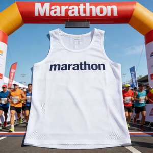 Camiseta Deportiva sin Mangas para Maratón, Sublimada, de Secado Rápido, con Estampado Completo, para Maratón de Colores - Product Image 2