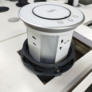 Phổ Ổ cắm điện wifi thông minh IP65 không thấm nước cơ giới Pop up nâng tháp ổ cắm với 2 USB-C sạc không dây - Product Image 3