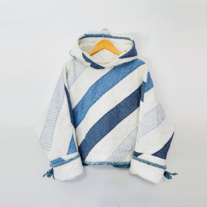 Suéteres de Punto Cálidos de Alta Calidad para <span class=keywords><strong>Mujer</strong></span>, Otoño/Invierno, Sudaderas Gruesas con Capucha, Diseño Casual con Bloques de Color, Suministro ODM, Resistentes al Viento - Product Image 1
