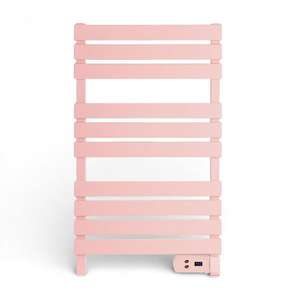 Sèche-serviettes électrique rose mignon pour salle de bain, mural ou sur pied, pour sécher les serviettes <span class=keywords><strong>et</strong></span> les vêtements, idéal pour l'hiver - Product Image 2