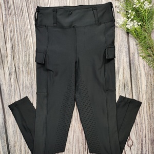 Quantité minimale de commande bas <span class=keywords><strong>taille</strong></span> haute siège complet poignées équestre Leggings femmes <span class=keywords><strong>pantalon</strong></span> poche latérale collants équestres <span class=keywords><strong>pantalon</strong></span> d'équitation pour les femmes - Product Image 4
