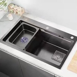 Fregadero de Cocina de Montaje Superior Duradero con Cubeta Profunda y Reducción de Ruido para Uso en Hogares y Apartamentos Modernos - Product Image 5