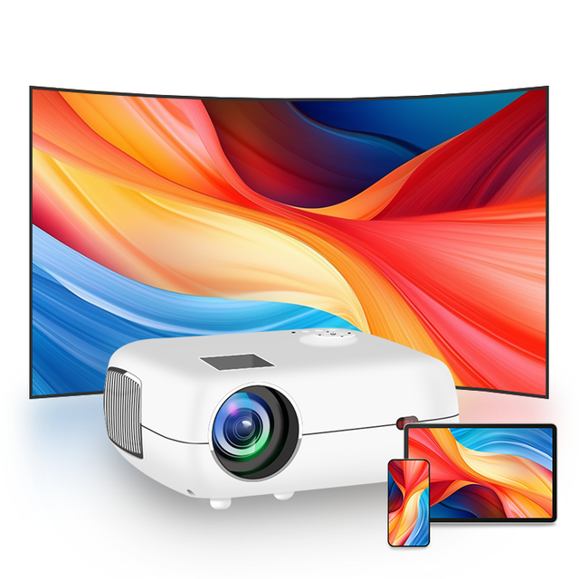 New Arrival Smart Portable Projector with LED Lamp 1920*1080p Resolution for Home Use