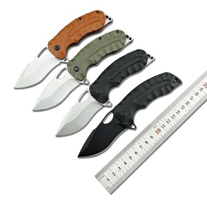 Cuchillo Plegable de Bolsillo Kiku XR para Exteriores, 2.80 Pulgadas, Acero 8Cr13MoV, G10, Alta Dureza, Portátil, para Caza, Camping, Uso Diario - Product Image 1