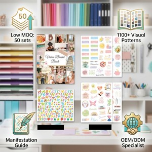Original Design ZS-PC0075 Vision Board DIY <b>Scrapbook</b> Kit Mindfulness Journal for Female Empowerment Online Retailers - Product Image 6