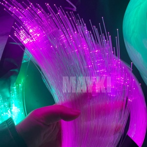 Cable de Fibra Óptica PMMA de un Solo Núcleo con Extremo Luminoso, Bobina de 0.5mm, 0.75mm, 1.0mm, para Techo de <span class=keywords><strong>Cielo</strong></span> Estrellado, Cable de Fibra Óptica con Extremo de Luz Plástica - Product Image 2