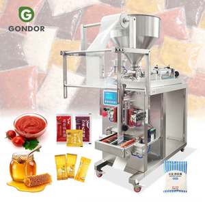 Juice Fruit Concentrated Broth Liquid Packaging Sachet Vinegar Shaped Irregular Sauce Food Fast Packing Machine - Product Image 1