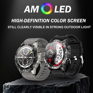 สมาร์ทวอทช์ HK08 หน้าจอ AMOLED 1.43 นิ้ว ความละเอียด 466x466 รองรับการโทรผ่านบลูทูธ NFC วัดอัตราการเต้นของหัวใจ GPS โหมดกีฬากลางแจ้งหลากหลายรูปแบบ กันน้ำระดับ IP67 - Product Image 4