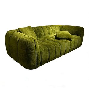 Sofá Individual de Tela sin Marco con Relleno de Chenilla y Esponja <span class=keywords><strong>para</strong></span> Salas de Estar Pequeñas - Product Image 5