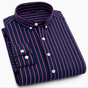 2023 camicie da lavoro sociale da <span class=keywords><strong>uomo</strong></span> moda autunno manica lunga Business Casual Dress senza ferro antirughe <span class=keywords><strong>Slim</strong></span> <span class=keywords><strong>Fit</strong></span> <span class=keywords><strong>abbigliamento</strong></span> <span class=keywords><strong>uomo</strong></span> - Product Image 4