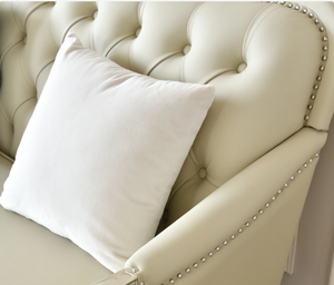 Sofá de Madera Maciza de Lujo Estilo Americano, Sofá de Cuero Simple para Sala de Estar, Villa o Apartamento, Muebles de Cuero de Alta Gama para el Hogar - Product Image 6