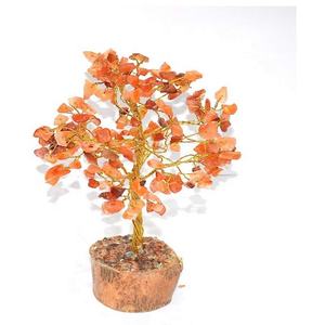 Arbre de vie naturel rouge cornaline agate pierre naturelle arbre à base de pierres précieuses arbre de pierre Quartz chanceux pour la décoration cadeaux - Product Image 1
