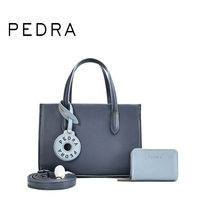 PEDRA Mercados Chinos en Línea, Bolso de Mano de Cuero PU de 2 Piezas, Color en Contraste, Bolsos de Mano de Lujo para Mujer