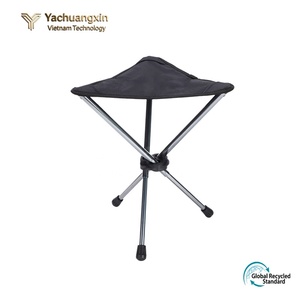 Yachuangxin Folding Tripod <b>Stool</b> Aluminum Alloy <b>Portable</b> Outdoor Camping Chair Oxford Cloth Collapsible - Product Image 1