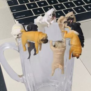 Simulation Lovely TPR <b>Cup</b> Edge Doll Landscape <b>Cup</b> 8 Pcs Set Hand-Made <b>Cup</b> Hanging Decoration Humor Creative Gift for Adult - Product Image 5