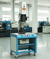 Aochuang Nouvelle soudeuse ultrasonique 15KHz pour plastique HDPE 220V 2.6KW, machine de soudage pour applications médicales, jouets, textiles, tissus non-tissés et construction