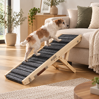Rampe en bois pour chien pour lit et canapé, marchepied pour animaux de compagnie, escalier pour chiens de petite, moyenne et grande taille, marches d'escalade intérieures, vente en gros usine