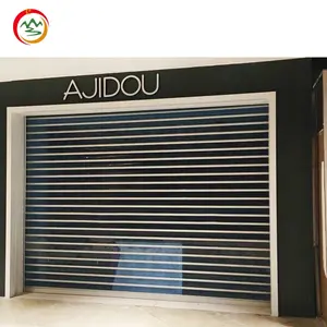 Factory customized Electric Polycarbonate Sliding Door Transparent Roller Shutter For Commercial