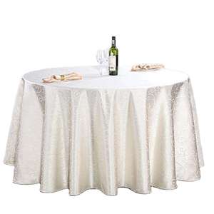 Rosette en satin vert émeraude Rectangle Nappe de table de luxe Nouveau style de superposition tissée - Product Image 4