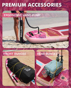 Directo de fábrica al por mayor OEM SUP Board 11 '6 "* 35" * 6 "Tamaño ancho inflable Stand up Paddle Board SUP Board para deportes acuáticos - Product Image 6