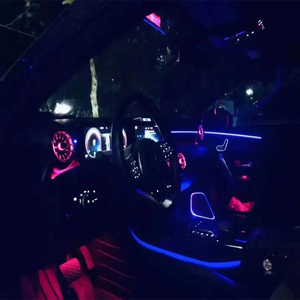 Luci Ambientali LED a 64 Colori per Bocchette Mercedes Benz W177 W118 <span class=keywords><strong>W247</strong></span> Classe A/<span class=keywords><strong>B</strong></span>/CLA/GLA/GLB Lampada Decorativa RGB per Interni Auto - Product Image 1