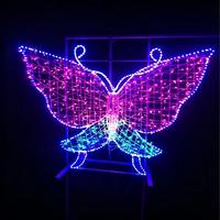 Outdoor LED Stern-Motiv Licht Riesige Symmetrische Straßenlaternen-Dekoration Weihnachten Neujahr Festival Laternenpfahl-Beleuchtung