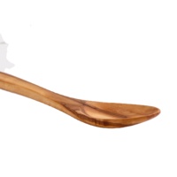 Ensembles de cuillères de cuisine en bois d'olivier brun de qualité supérieure, écologiques, design mignon, pour la maison, la cuisine et les restaurants, en stock