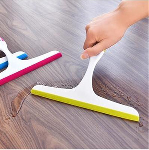 Mini raclette à vitres avec lame en caoutchouc, nettoyeur de vitres de douche et de voiture avec poignée en plastique, essuie-glace de cuisine - Product Image 2