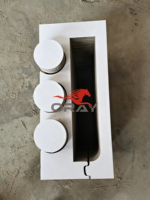 ORAY Máquina de corte CNC de cartón corrugado con sierra de hilo, impulsada por servomotor, con estación de trabajo dual, automática, para tableros rascadores para gatos, Blanca