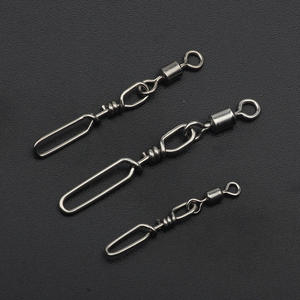 Pêche en mer en acier inoxydable poudre rapide connecteur pivotant Snap Fast Clip Stream <span class=keywords><strong>leurre</strong></span> connecteur rapide boule de pêche pivotant - Product Image 6