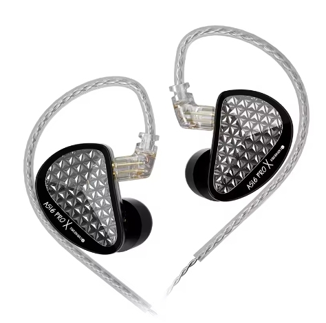 KZ AS16 PRO X 16BA In Ear Earphone 8 Balanced Armature Headset High Sound Quality HiFi Monitor Earphone ASX ZS10PRO AST AS12