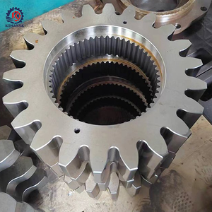 Engrenage hélicoïdal en acier forgé de grande taille et robuste pour boîte de vitesses de transmission, réducteur, roue motrice de machine minière - Product Image 5