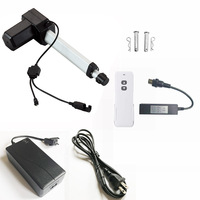Aktuator Linear Elektrik dengan Limit Switch Terintegrasi 100-600mm 6000N 12V/24V DC IP54 Tahan Air Torsi Tinggi IE4 untuk Kipas Peralatan Rumah Tangga