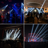 Projecteur à tête mobile 295W DMX512 8000K à mise au point électronique IP20, faisceau net, pour scène, DJ, discothèque, événement