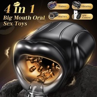 Masturbateur masculin avec 10 vibrations et application, simulateur de bouche pour l'entraînement de la durée de l'acte, jouet sexuel pour hommes pour prolonger l'endurance, Pocket Pussy