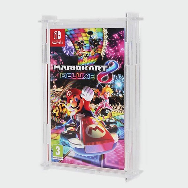 clear Acrylic Retro Video Games Display case Perspex Video Games Box Playstation 2/Xbox 360 Box 138 mm X 194mm X17mm