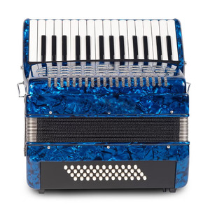 <span class=keywords><strong>Accordéon</strong></span> portable à clavier chromatique en bois, 30 touches, 48 basses, 2 chorales - Product Image 4
