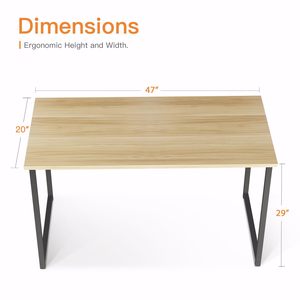 Bán buôn Walnut gỗ 48 inch máy tính bàn, gỗ hiện đại đơn giản phong cách bàn cho văn phòng nhà, nghiên cứu sinh viên viết bàn - Product Image 2