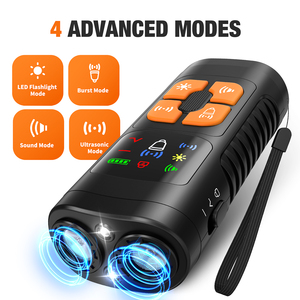 Safe & Humane Outdoor 12ft Lange Stray <span class=keywords><strong>Dog</strong></span> Repeller Écran couleur Pet <span class=keywords><strong>Dog</strong></span> Bark Dispositif de dissuasion à ultrasons avec lampe de poche LED - Product Image 3