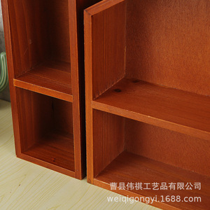 Solid Wood House Shaped <b>Desktop</b> Storage <b>Shelf</b> For Makeup Perfume Display Organizer 2L Capacity Cao County Origin - Product Image 2