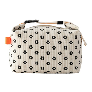 Borsa Termica per il Pranzo, Borsa Isolante Floreale in Velluto a Coste, Contenitore Termico per Alimenti, Borsa Frigo Portatile da Picnic, Riutilizzabile per Donne - Product Image 1