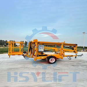 סין במפעל מכירה ישירה 10 מ '12 מ' 14m 200 ק "ג משאית רכוב בום להרים אוויר פלטפורמה עבודה אווירית עבור מצורף משאית - Product Image 4