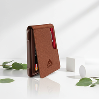 Porte-cartes en cuir pour homme, design multi-emplacements, avec protection RFID sécurisée