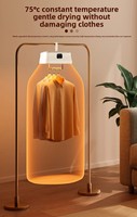 Séchoir à linge électrique portable à air chaud, pliable, pour la maison et les voyages, séchage rapide, à suspendre