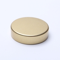 Capuchon métallique 38/400 45/400 53/400 58/400 70/400 Or Mat Noir Métallique en fer blanc Unishell pour bouteille et pot avec joint thermoscellable