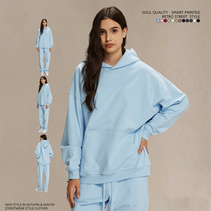 Tùy Chỉnh Thiết Kế Thời Trang Nặng Polyester Bông Mô Hình Rắn Dày Áo Thun Mùa Thu Của Nam Giới Hoodies Áo Nỉ - Product Image 6