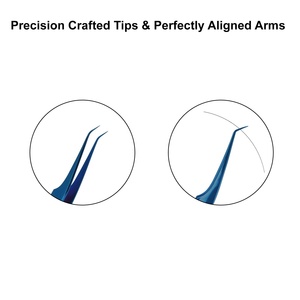 Meilleure pince à épiler en acier inoxydable pour extension de cils - Product Image 5