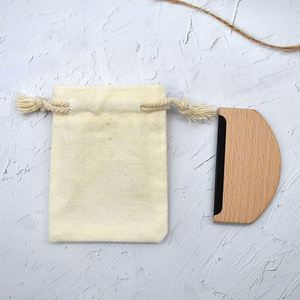 Peine para Suéter Portátil con Logotipo Personalizado, Peine de Madera Ecológico para Cachemira con Bolsa - Product Image 4