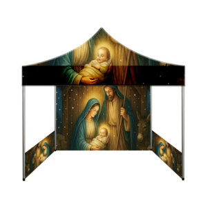 เต็นท์กันแดดพับได้ขนาด 3x3 เมตร แบบกำหนดเองได้ พร้อมโครงอะลูมิเนียมอัลลอยด์ พกพาสะดวก ติดตั้งง่าย สำหรับงานกลางแจ้ง - Product Image 1